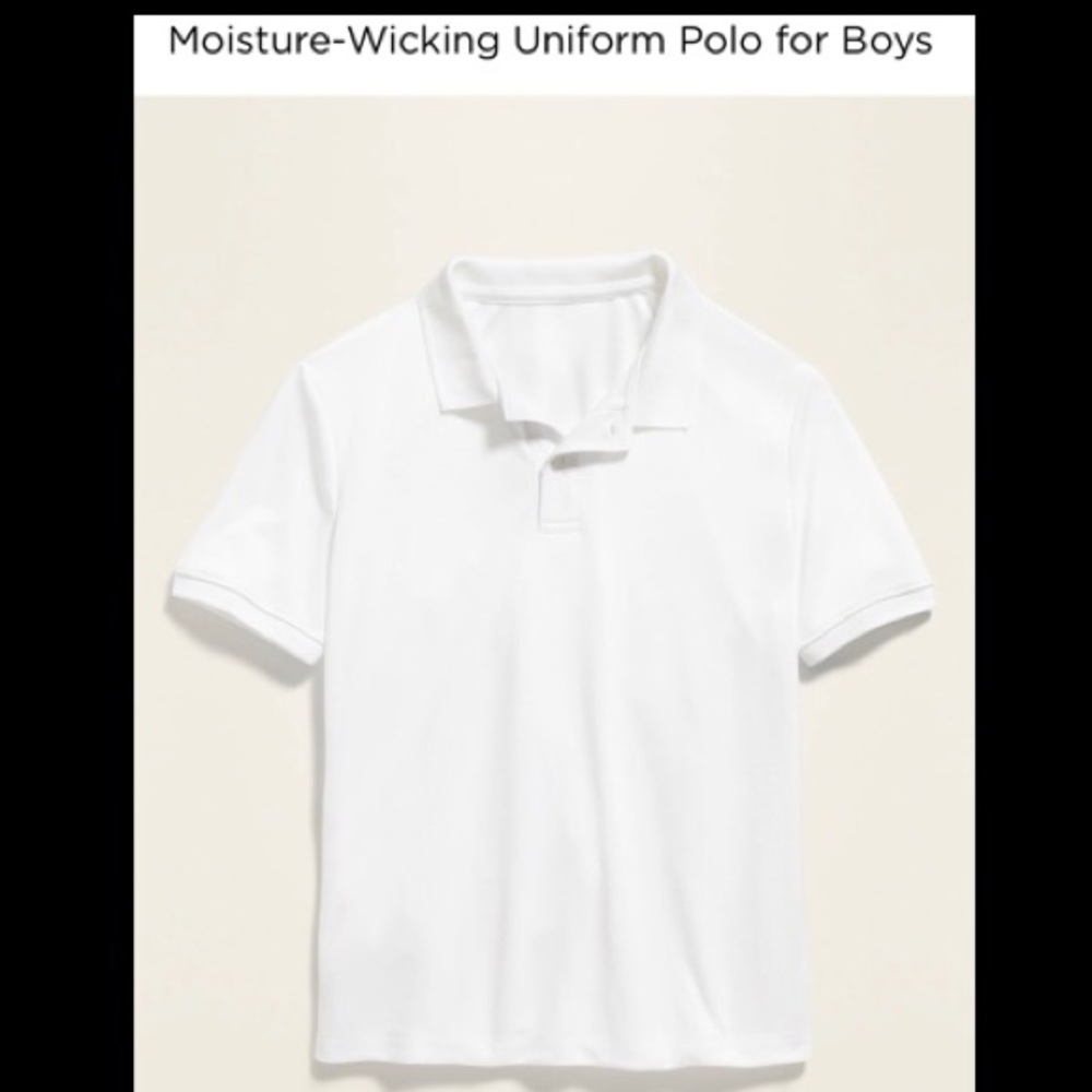 NWT Set of 2 Boys Moisture Wicking Uniform Polo